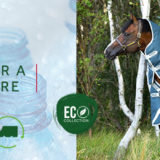 Nachhaltige Pferdedecke aus Plastikflaschen
